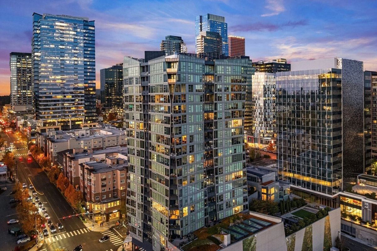 Avenue Bellevue Residences Tower Seattle Condos | 224 Units, Bellevue ...